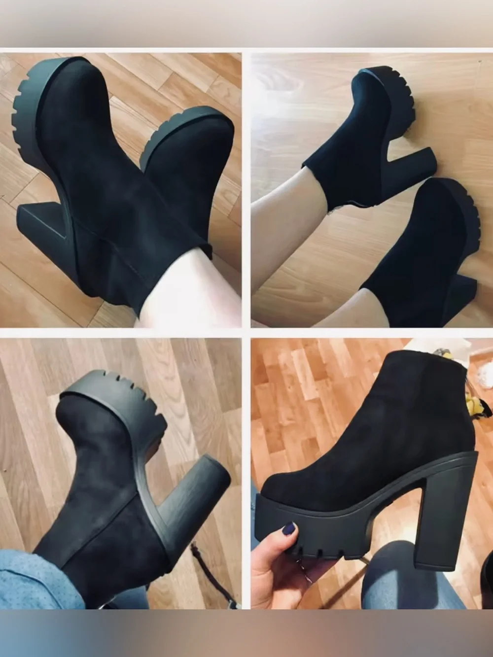 New🔥Platform Chelsea Ankle Boots
